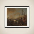 An Army Camp framed