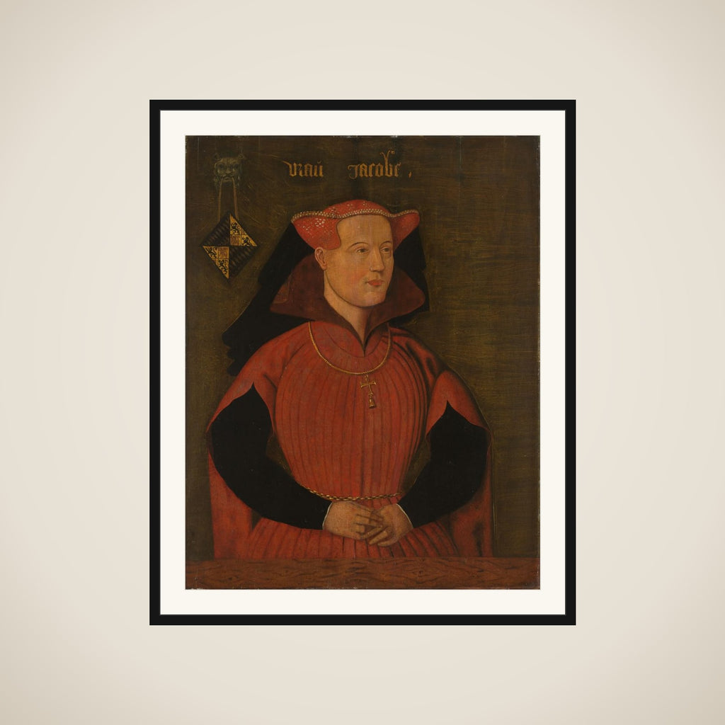 Portrait of Jacoba of Bavaria, Countess of Holland and Zeeland (Jacqueline, Countess of Hainaut) framed
