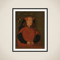 Portrait of Jacoba of Bavaria, Countess of Holland and Zeeland (Jacqueline, Countess of Hainaut) framed