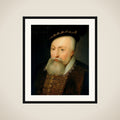 Portrait of Robert Dudley (1532-88), Earl of Leicester framed
