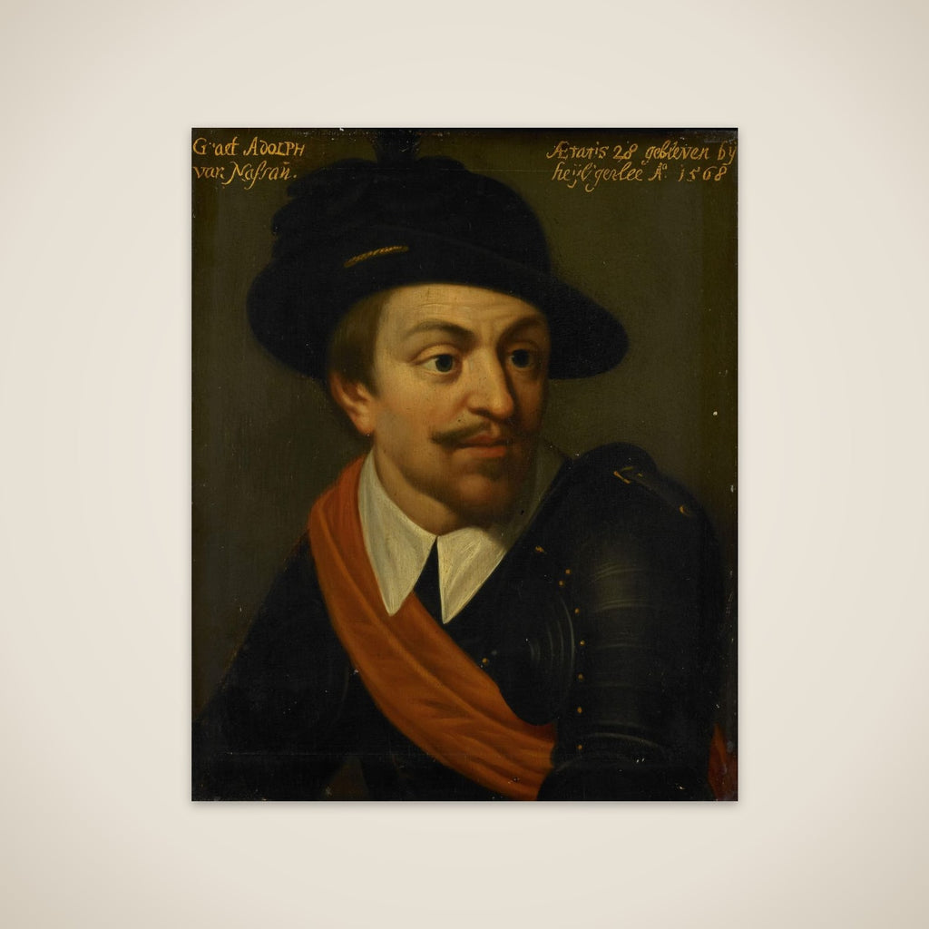 Portrait of Adolf (1540-68), Count of Nassau unframed print