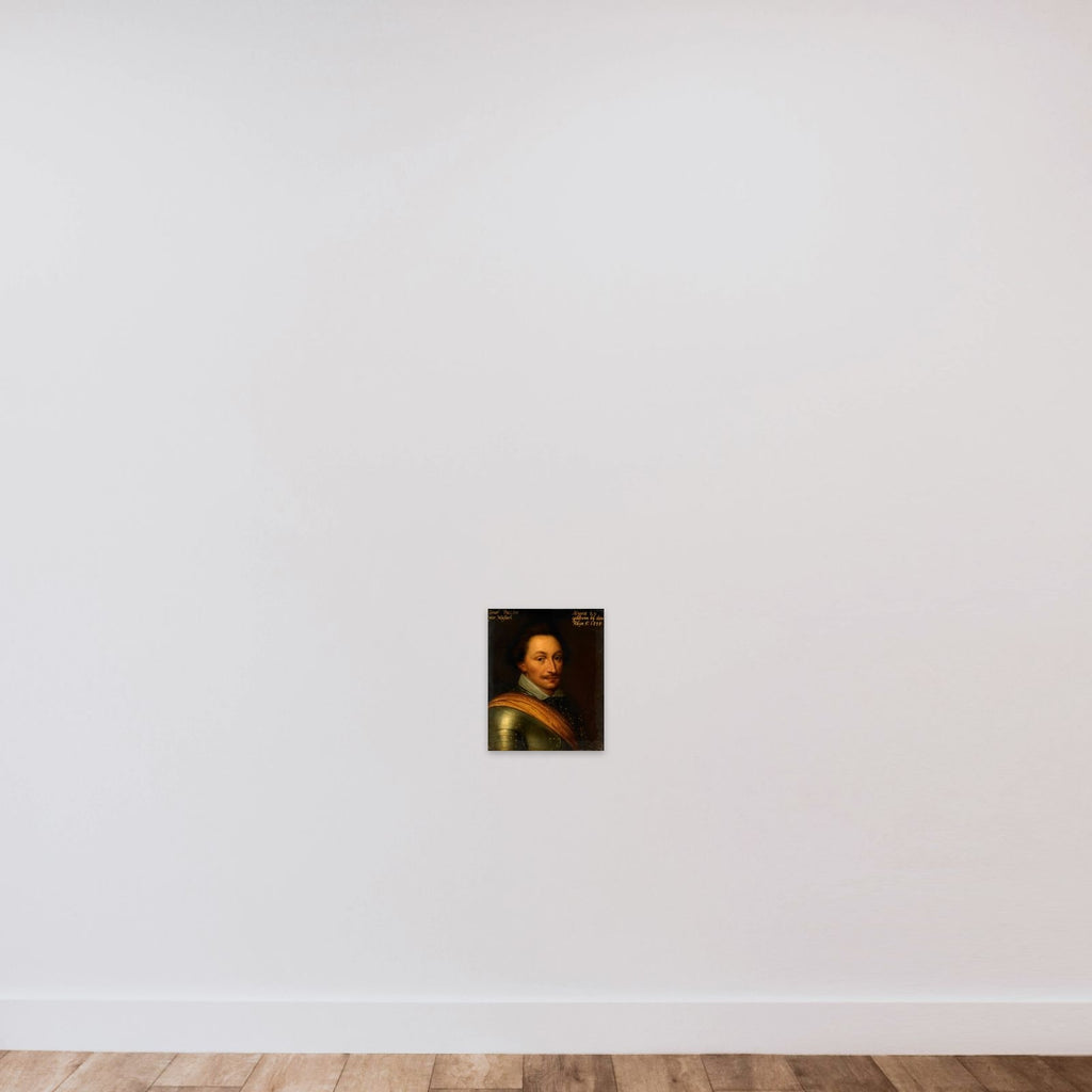 Portrait of Philips (1566-95), Count of Nassau unframed — shown to scale