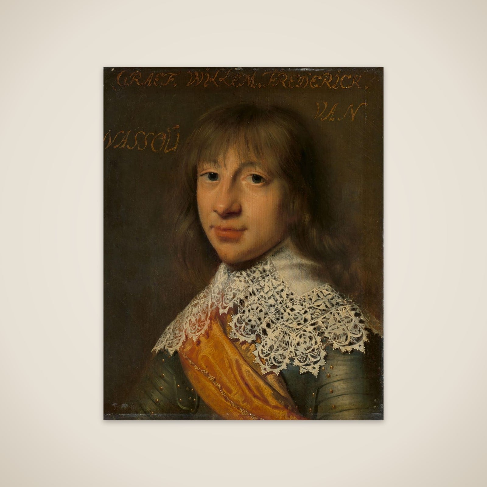 Portrait of Willem Frederik (1613-64), Count of Nassau-Dietz unframed print