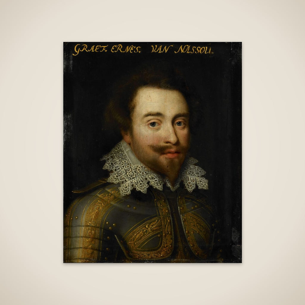 Portrait of Johan Ernst I (1582-1617), Count of Nassau-Siegen unframed print