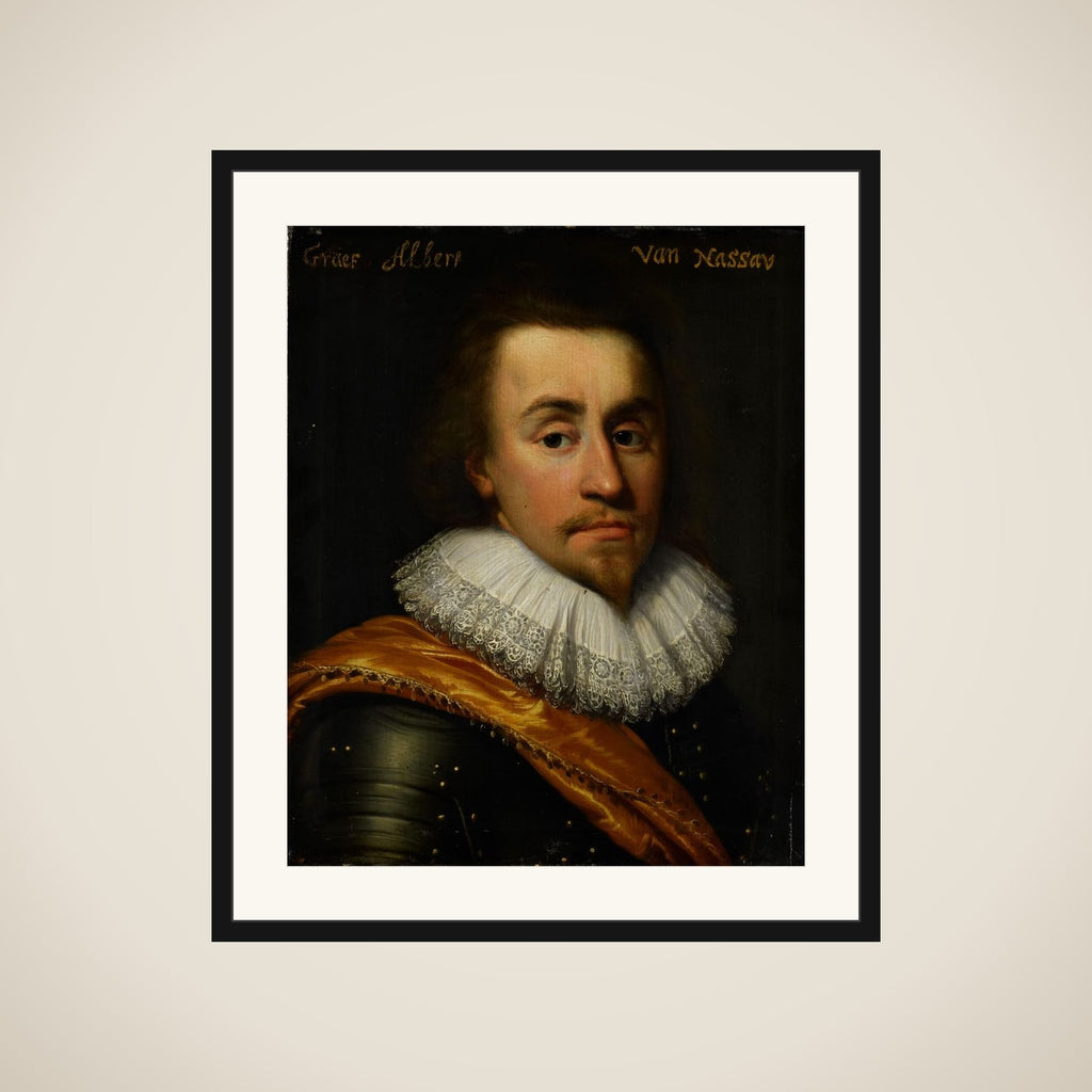 Portrait of Albert (1596-1626), Count of Nassau-Dillenburg framed