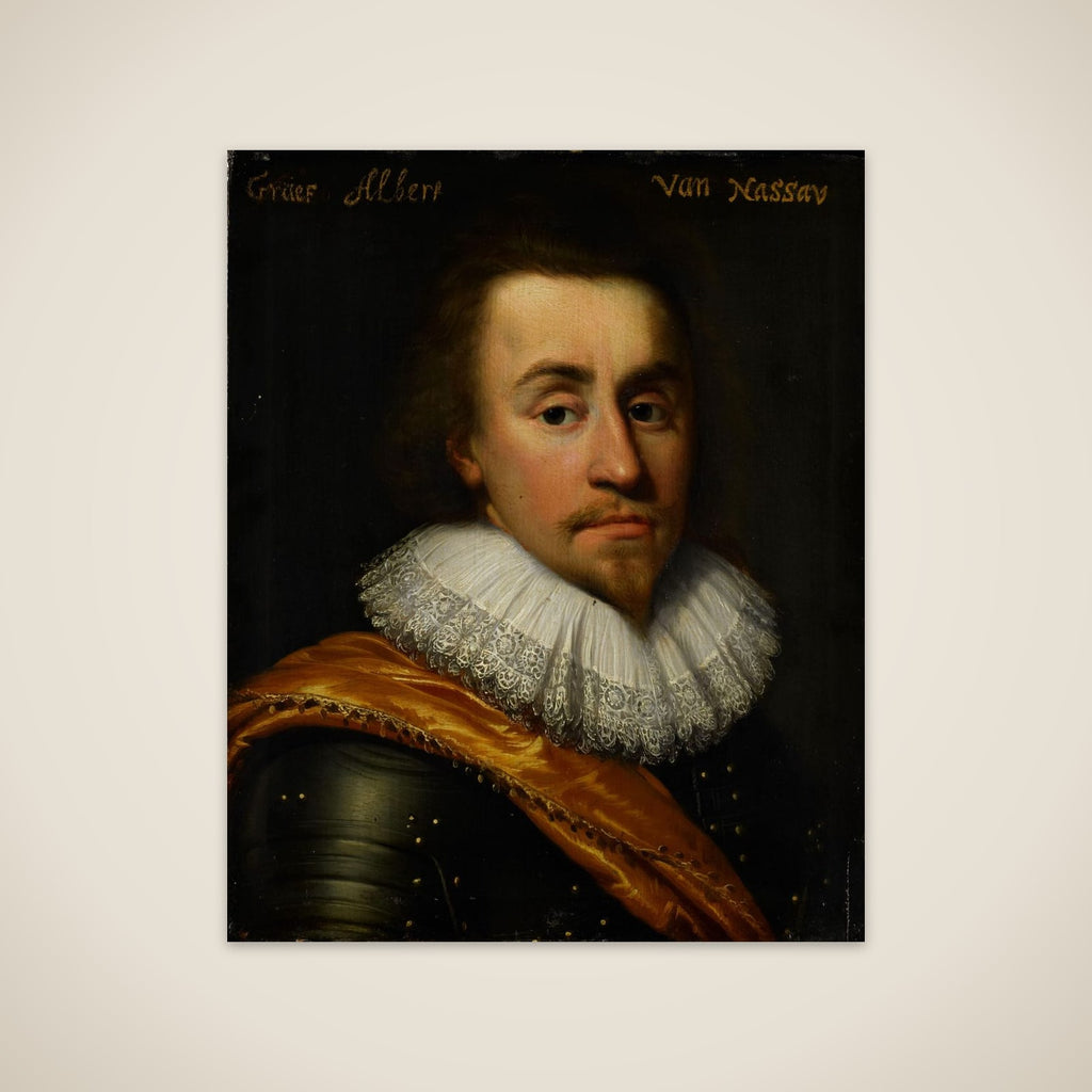 Portrait of Albert (1596-1626), Count of Nassau-Dillenburg unframed print