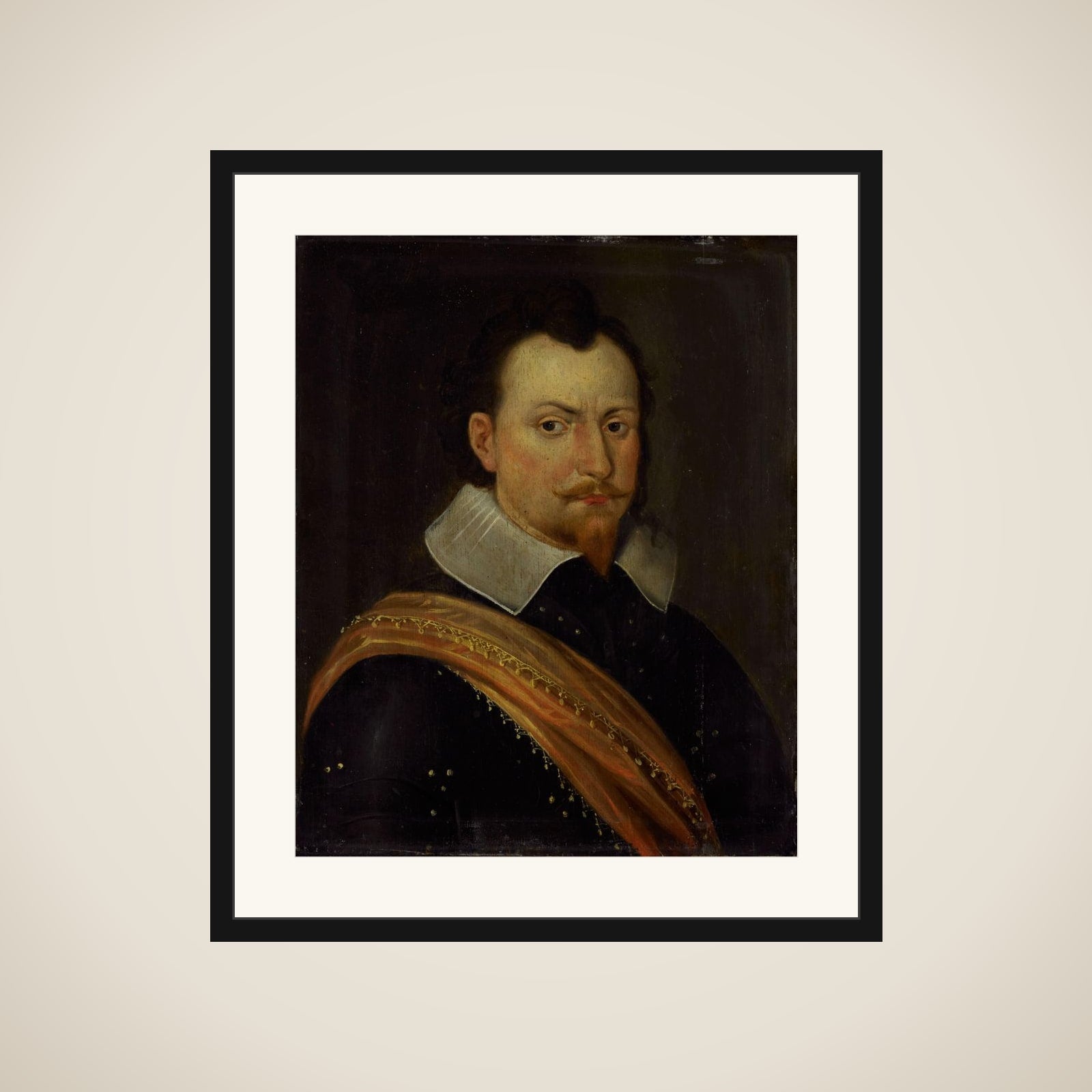 Portrait of Louis Henry (1594-1661), Prince of Nassau-Dillenburg framed