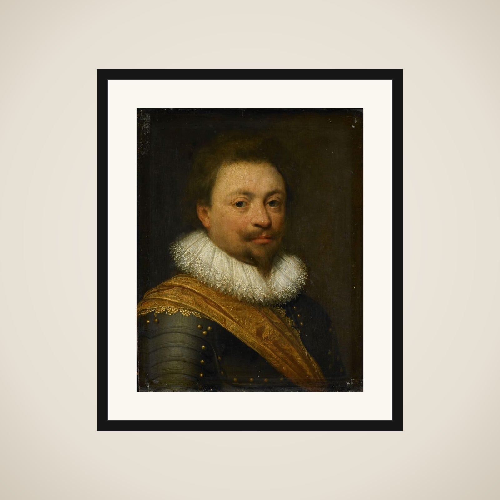 Portrait of William (1592-1642), Count of Nassau-Siegen framed