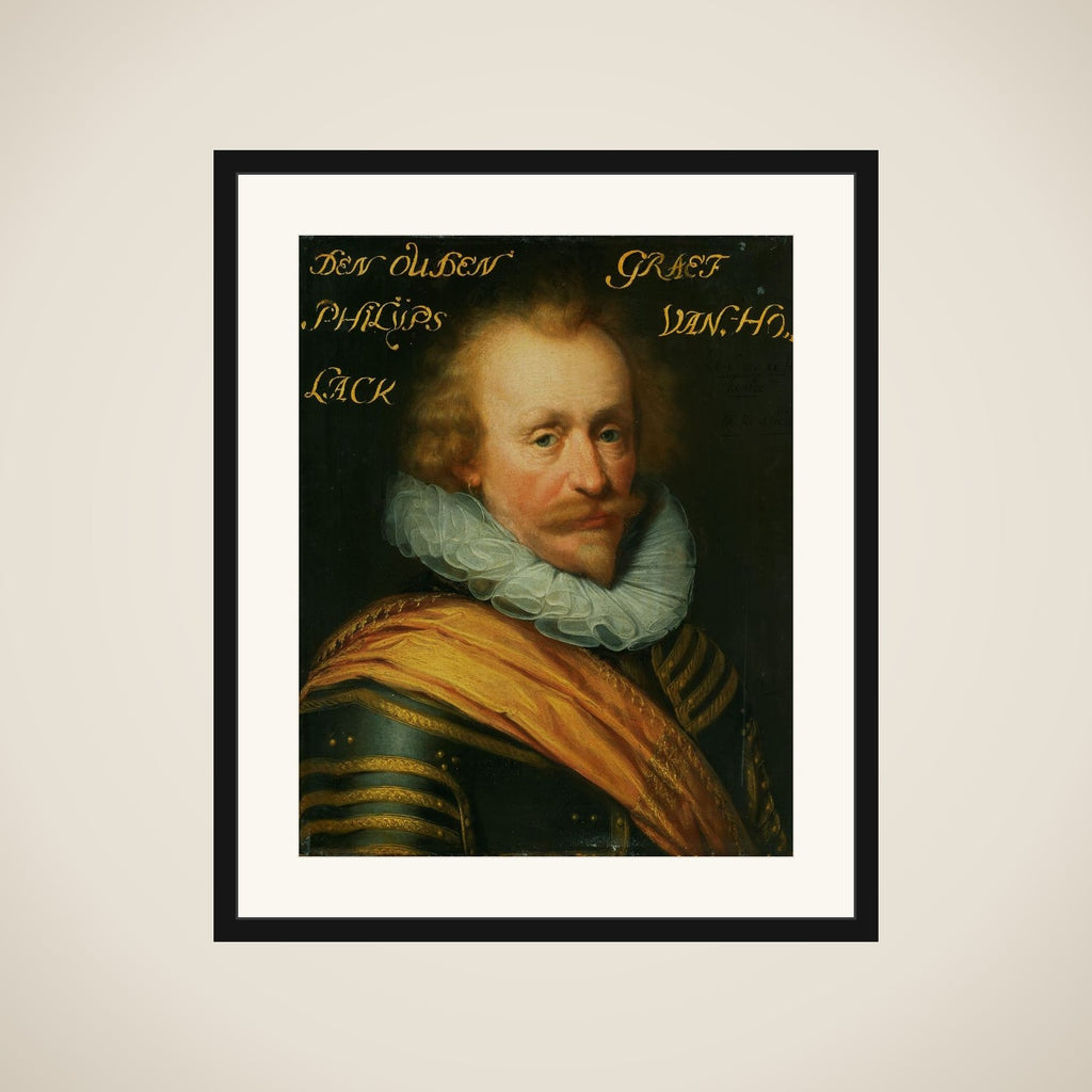 Portrait of Philips (1550-1606), Count of Hohenlohe zu Langenburg framed