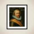 Portrait of Philips (1550-1606), Count of Hohenlohe zu Langenburg framed