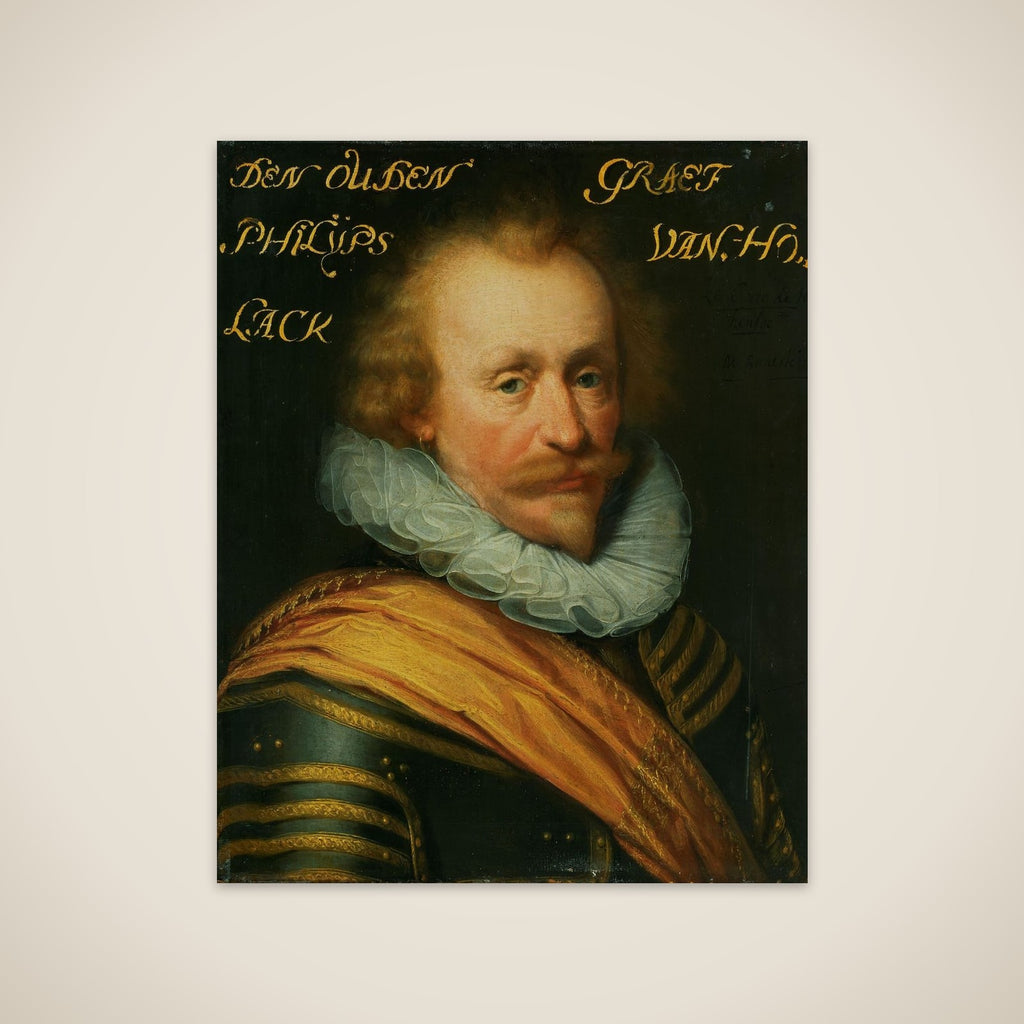Portrait of Philips (1550-1606), Count of Hohenlohe zu Langenburg unframed print