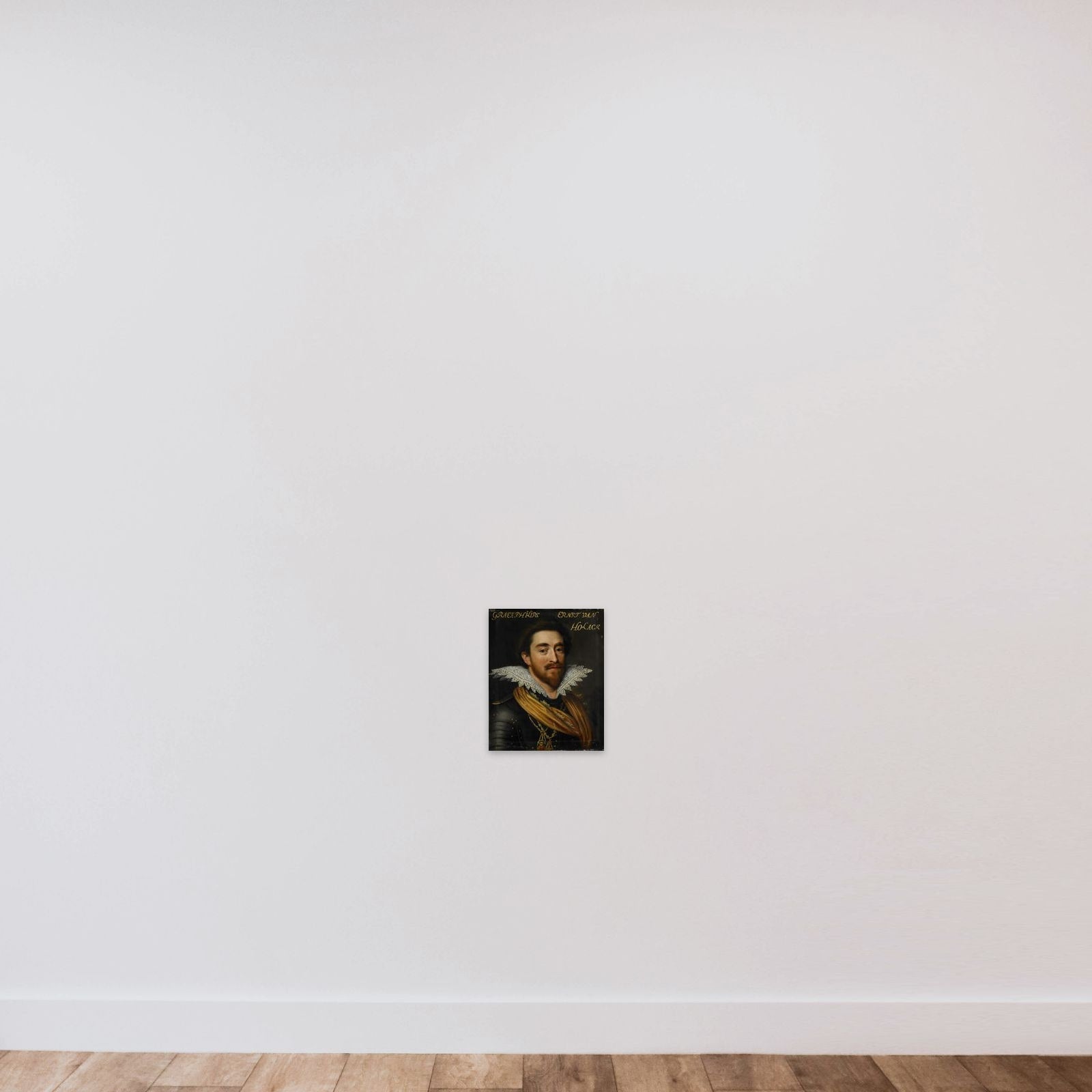 Portrait of Philip Ernst (1585-1629), Count of Hohenlohe zu Langenburg unframed — shown to scale