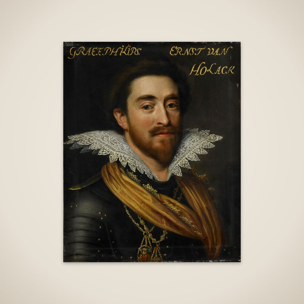 Portrait of Philip Ernst (1585-1629), Count of Hohenlohe zu Langenburg unframed print