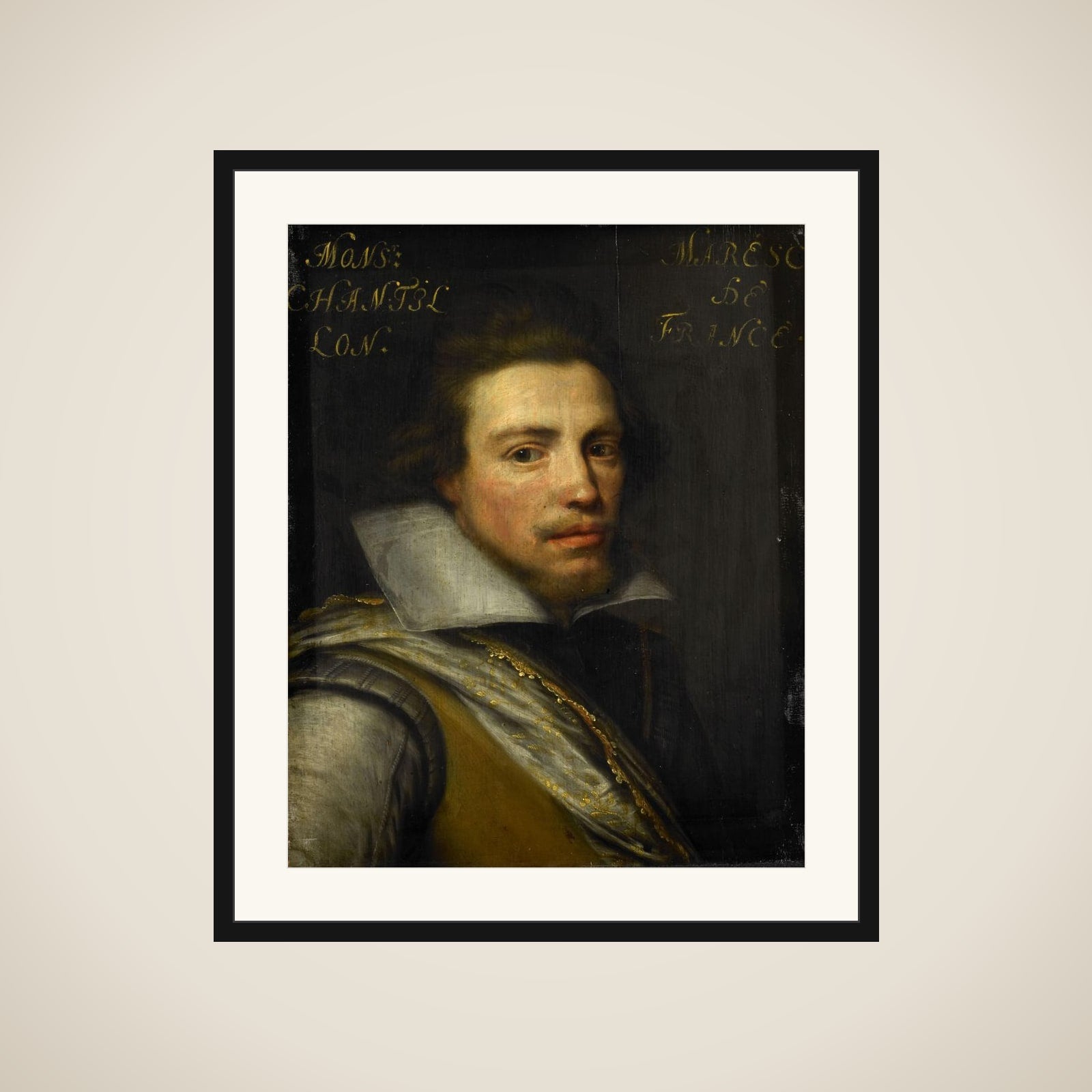 Portrait of Gaspard de Coligny III (1584-1646), Count of Châtillon sur Loing framed