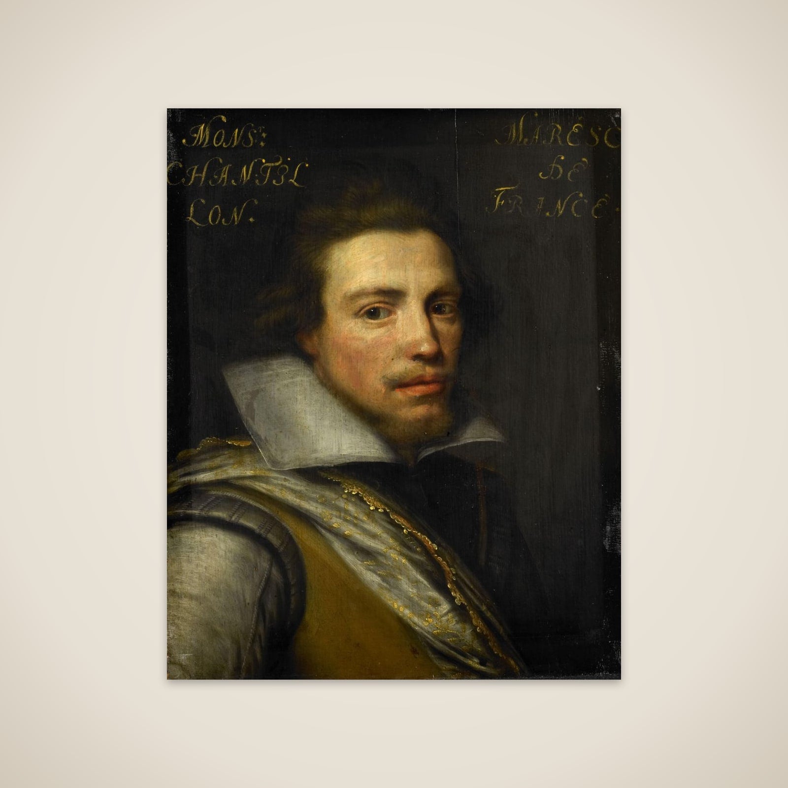 Portrait of Gaspard de Coligny III (1584-1646), Count of Châtillon sur Loing unframed print