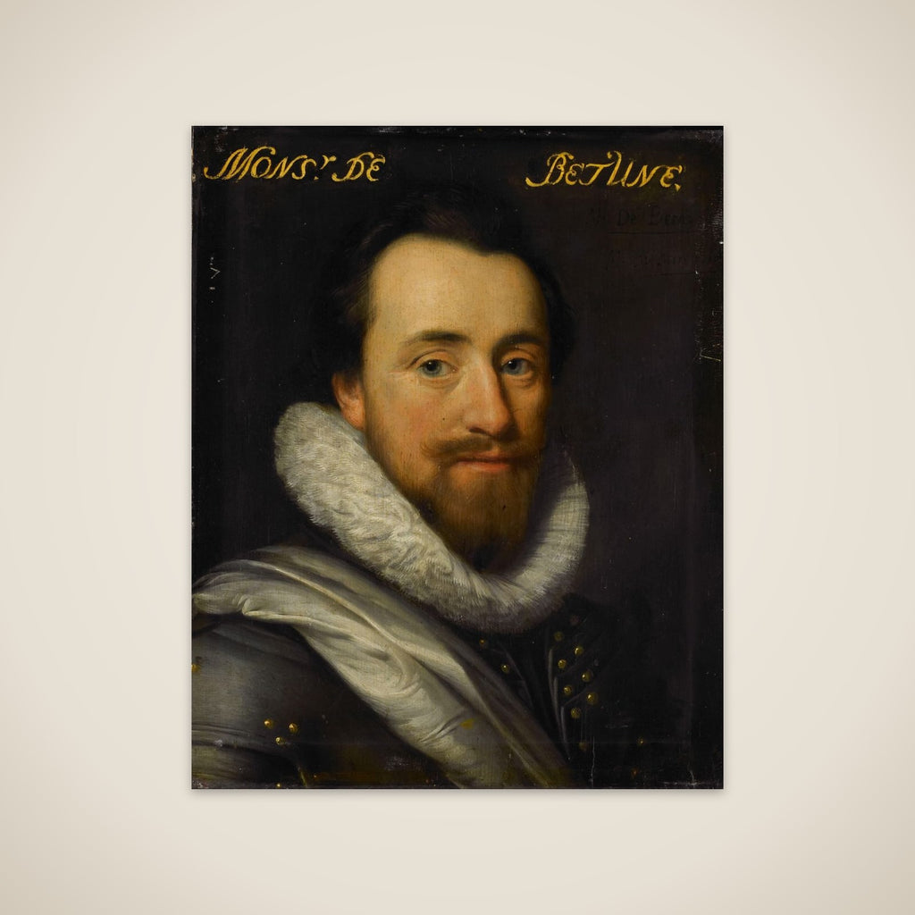 Portrait of Syrius de Bethune (?-1649), Lord of Cogni, Mareuil, le Beysel, Toulon, Conegory and Chastillon unframed print