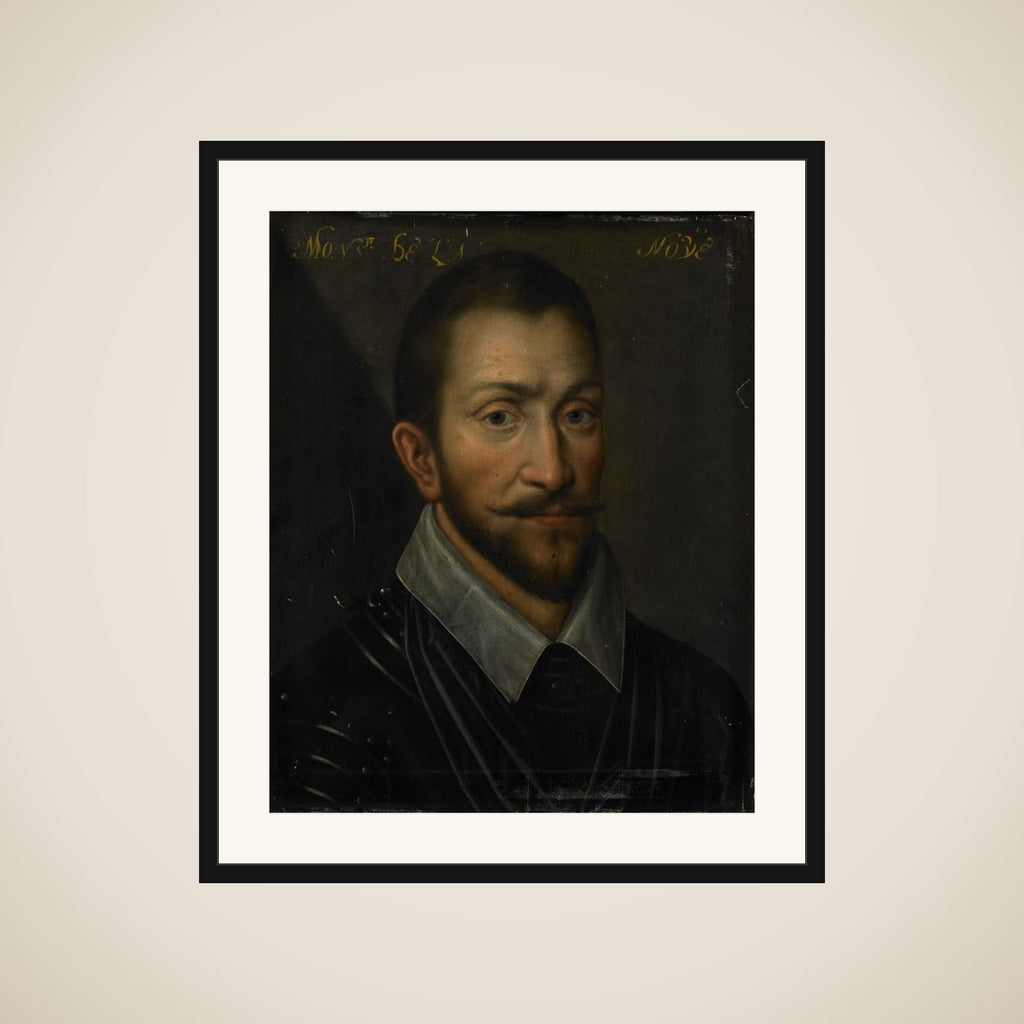 Portrait of François de la Noue (1531-91), Lord of Teligny, called ‘Bras de Fer’ and ‘le Bayard Huguenot’ framed