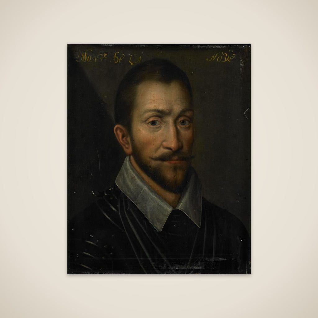 Portrait of François de la Noue (1531-91), Lord of Teligny, called ‘Bras de Fer’ and ‘le Bayard Huguenot’ unframed print