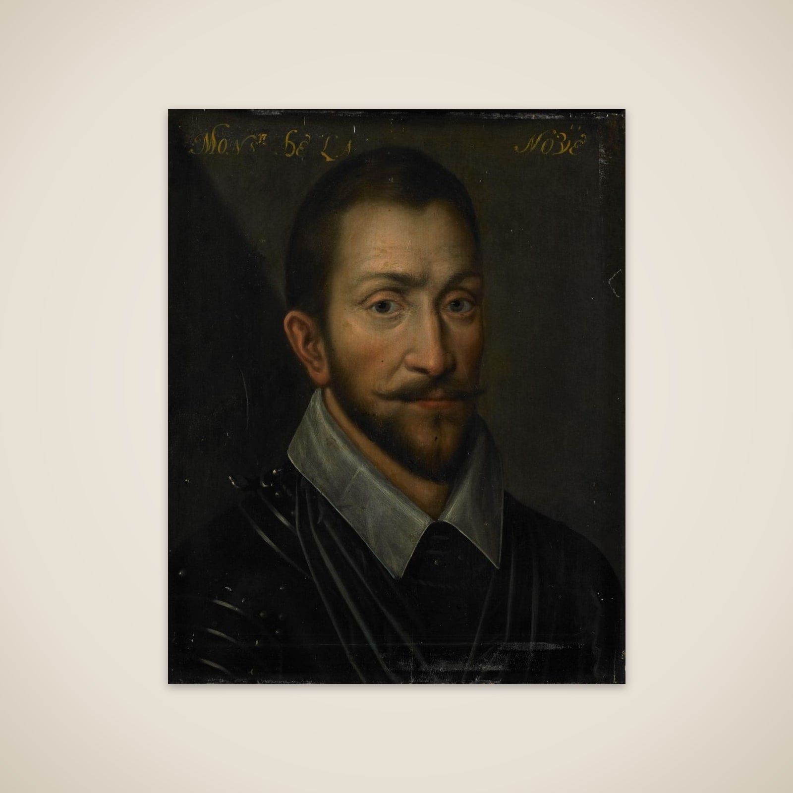 Portrait of François de la Noue (1531-91), Lord of Teligny, called ‘Bras de Fer’ and ‘le Bayard Huguenot’ unframed print