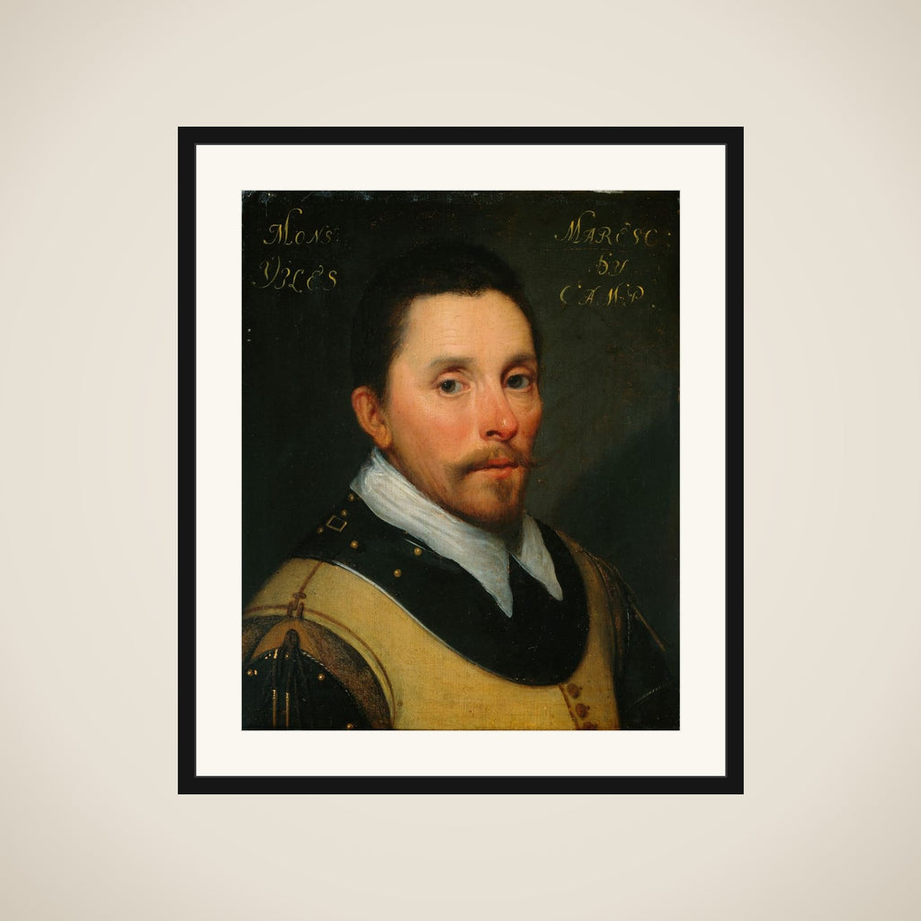 Portrait of Joost de Zoete (?-1589), Lord of Villers framed