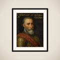 Portrait of Francisco Hurtado de Mendoza (1546-1623) framed