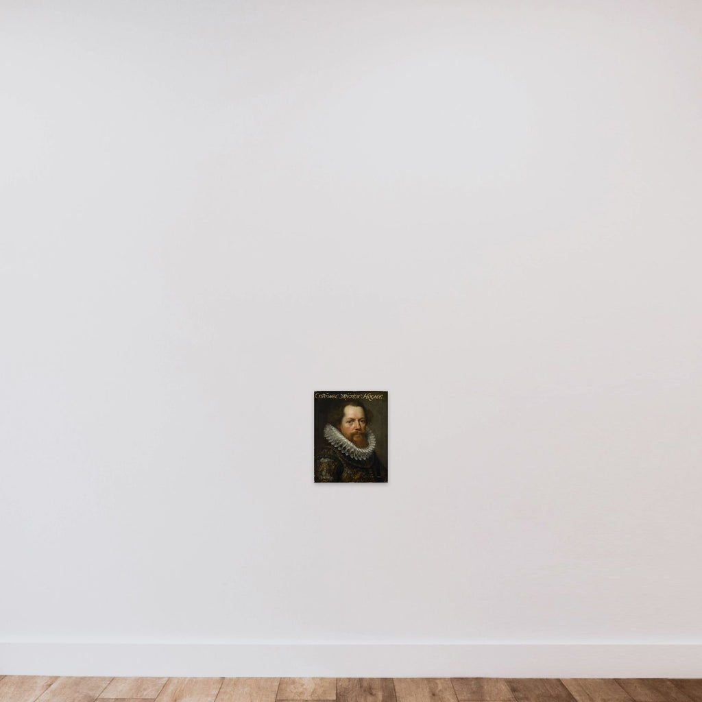 Portrait of Anthonis van Utenhove (?-1625), Lord of Rijnesteyn unframed — shown to scale