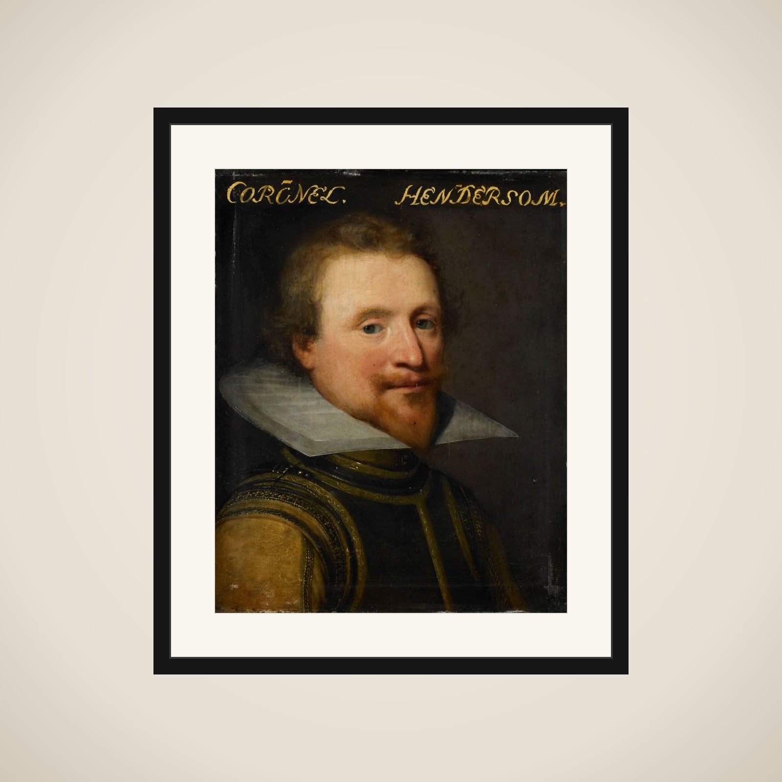 Portrait of Sir Robert Henderson of Tunnegask (1566-1622) framed