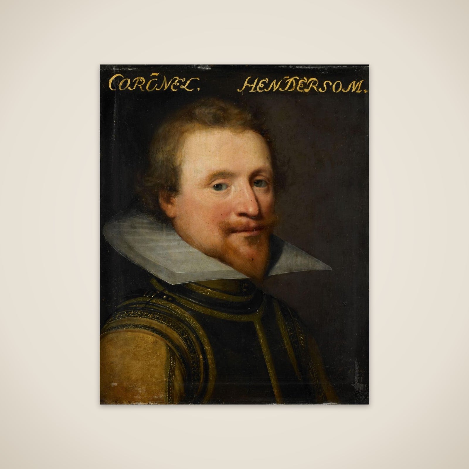 Portrait of Sir Robert Henderson of Tunnegask (1566-1622) unframed print
