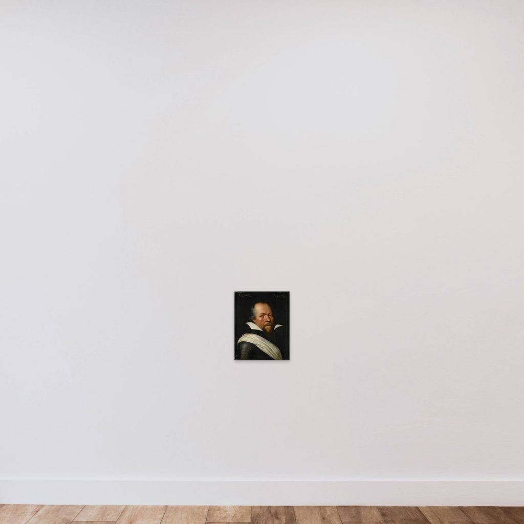 Portrait of Sir William Brog (1563-1636) unframed — shown to scale