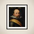 Portrait of Daniel de Hertaing (?-1625), Lord of Marquette framed
