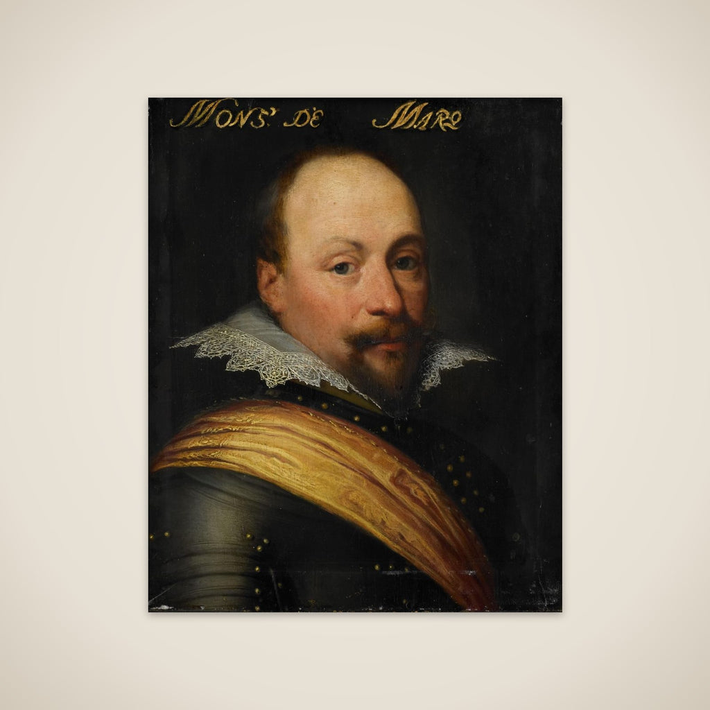 Portrait of Daniel de Hertaing (?-1625), Lord of Marquette unframed print