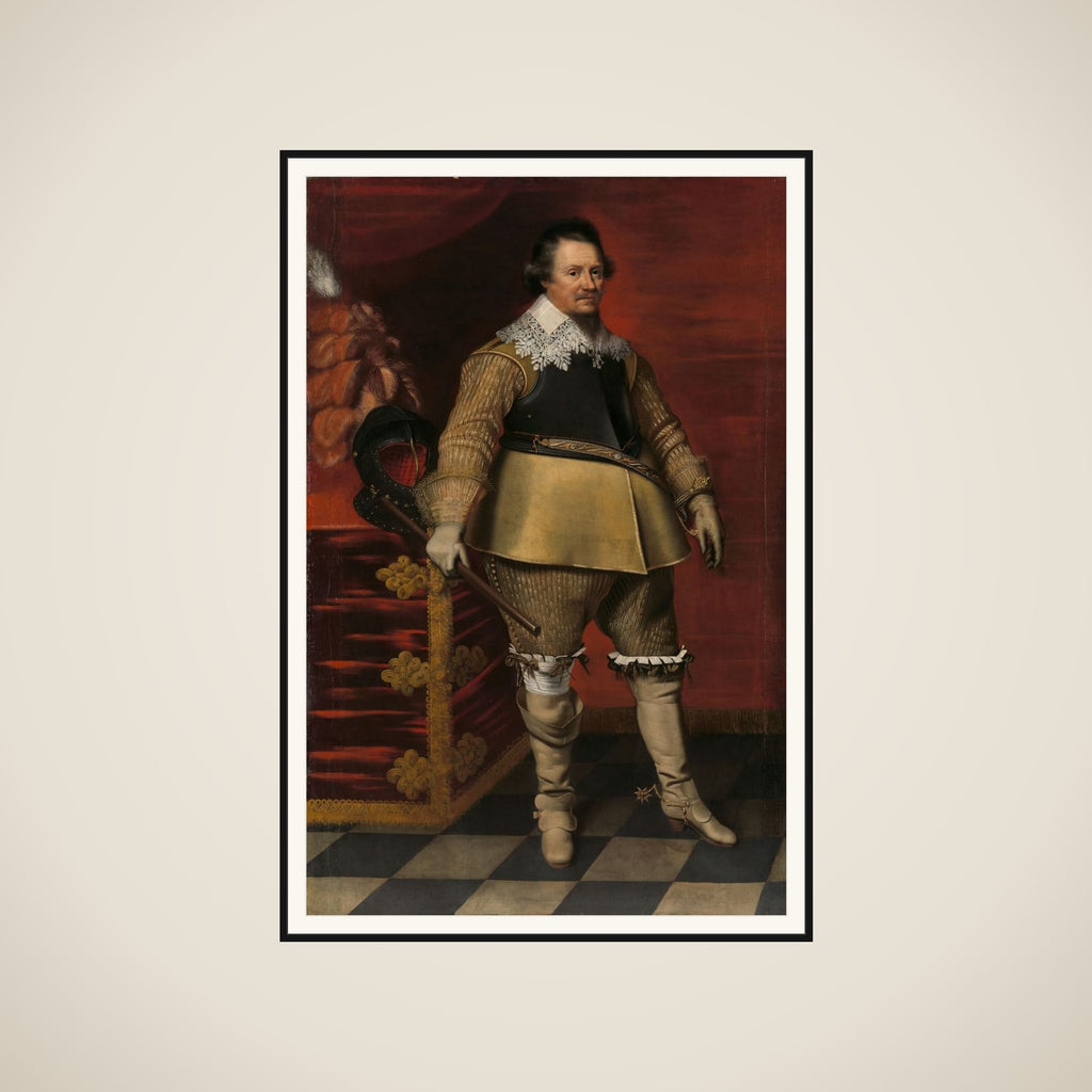 Portrait of Ernst Casimir I (1573-1632), Count of Nassau-Dietz framed