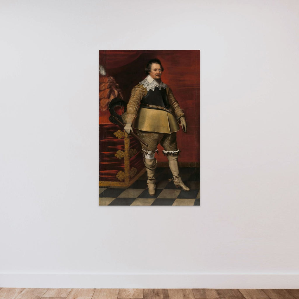 Portrait of Ernst Casimir I (1573-1632), Count of Nassau-Dietz unframed — shown to scale