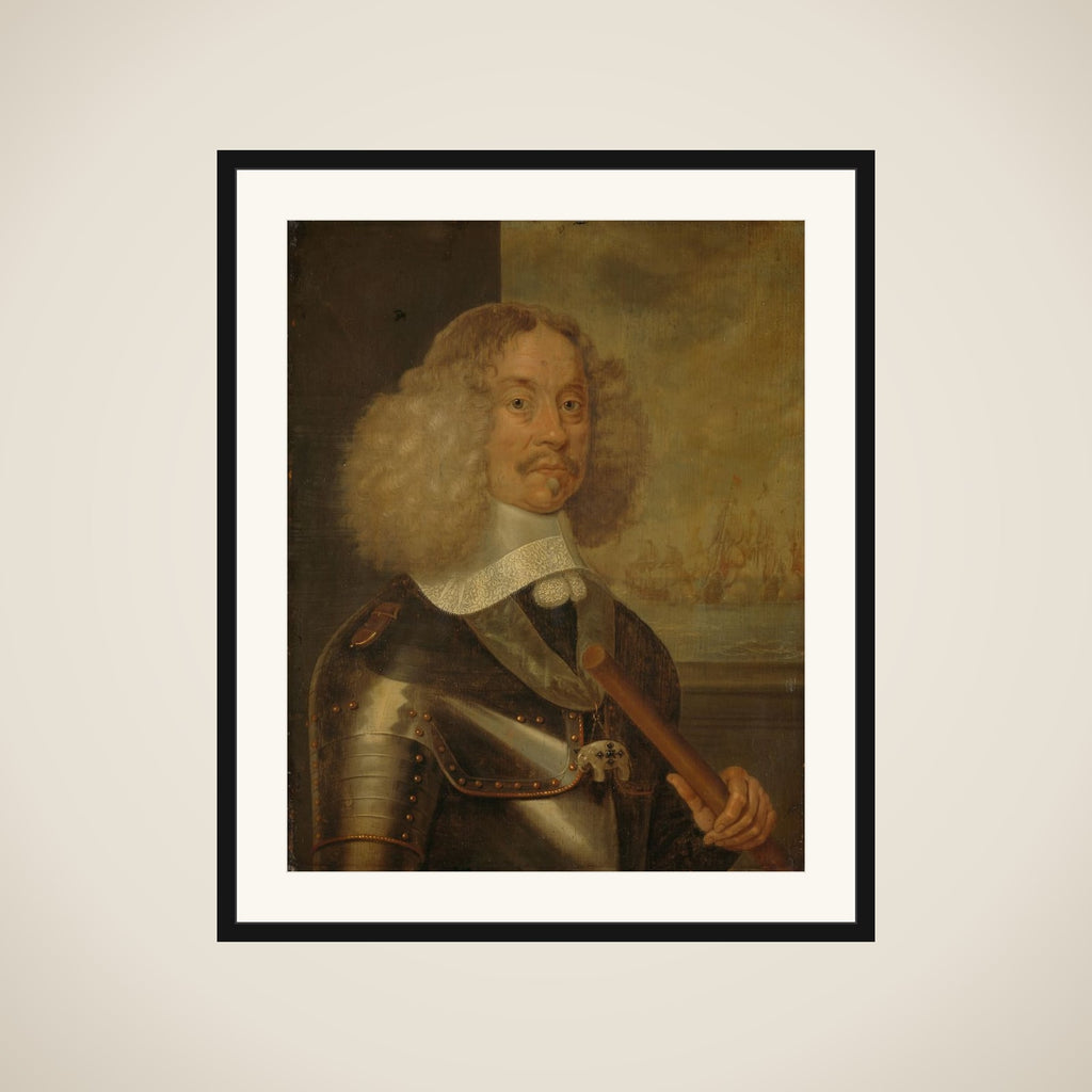 Portrait of Jacob Baron van Wassenaer, Lord of Obdam, Lieutenant-Admiral of Holland and West-Friesland framed
