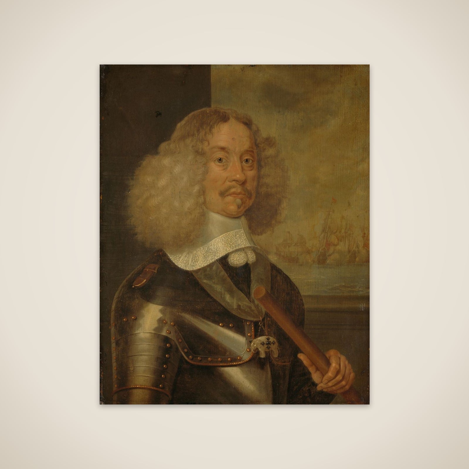 Portrait of Jacob Baron van Wassenaer, Lord of Obdam, Lieutenant-Admiral of Holland and West-Friesland unframed print