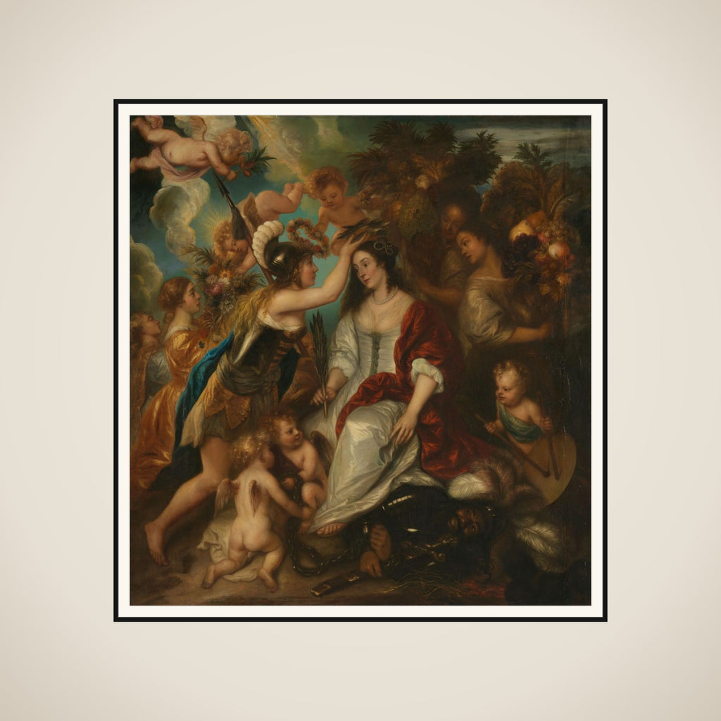 Allegory of Peace framed