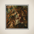 Allegory of Peace framed