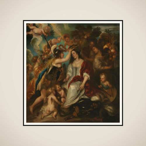 Allegory of Peace framed