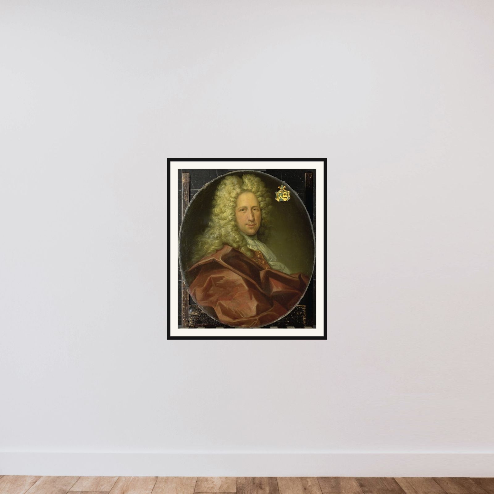 Portrait of a Man from the Balguerie Family framed — shown to scale