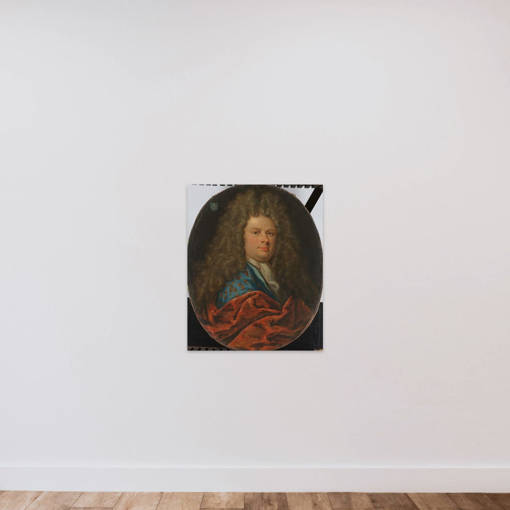 Portrait of a Man, presumably Theodorus Rijswijk, Alderman in Amsterdam unframed — shown to scale