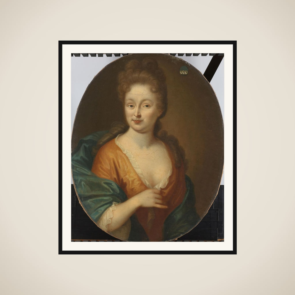 Portrait of a Woman, possibly Elisabeth Hollaer, Wife of Theodorus Rijswijk framed