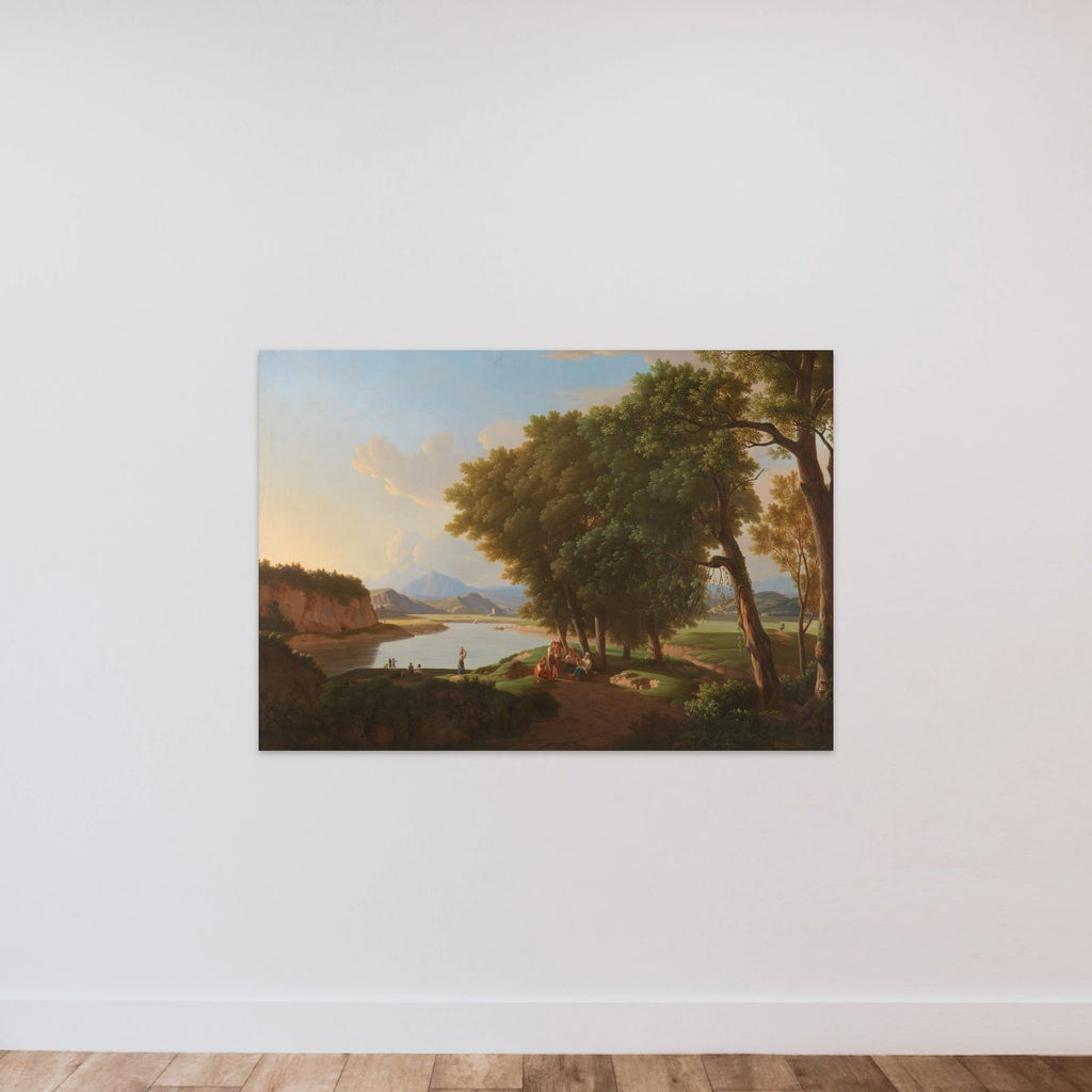 The Aqua Cetosa near Rome unframed — shown to scale