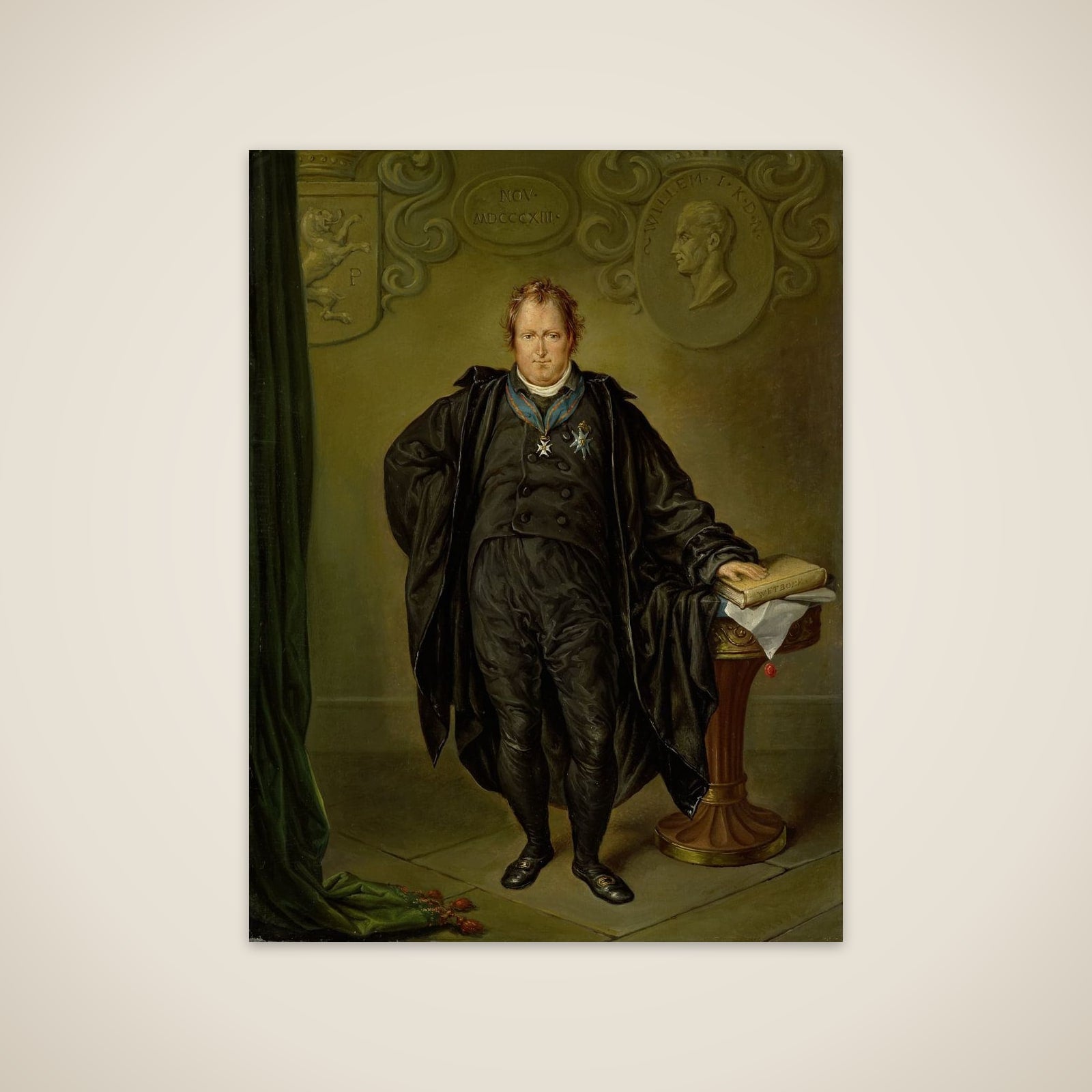 Johan Melchior Kemper (1776-1824), Jurist and Statesman unframed print