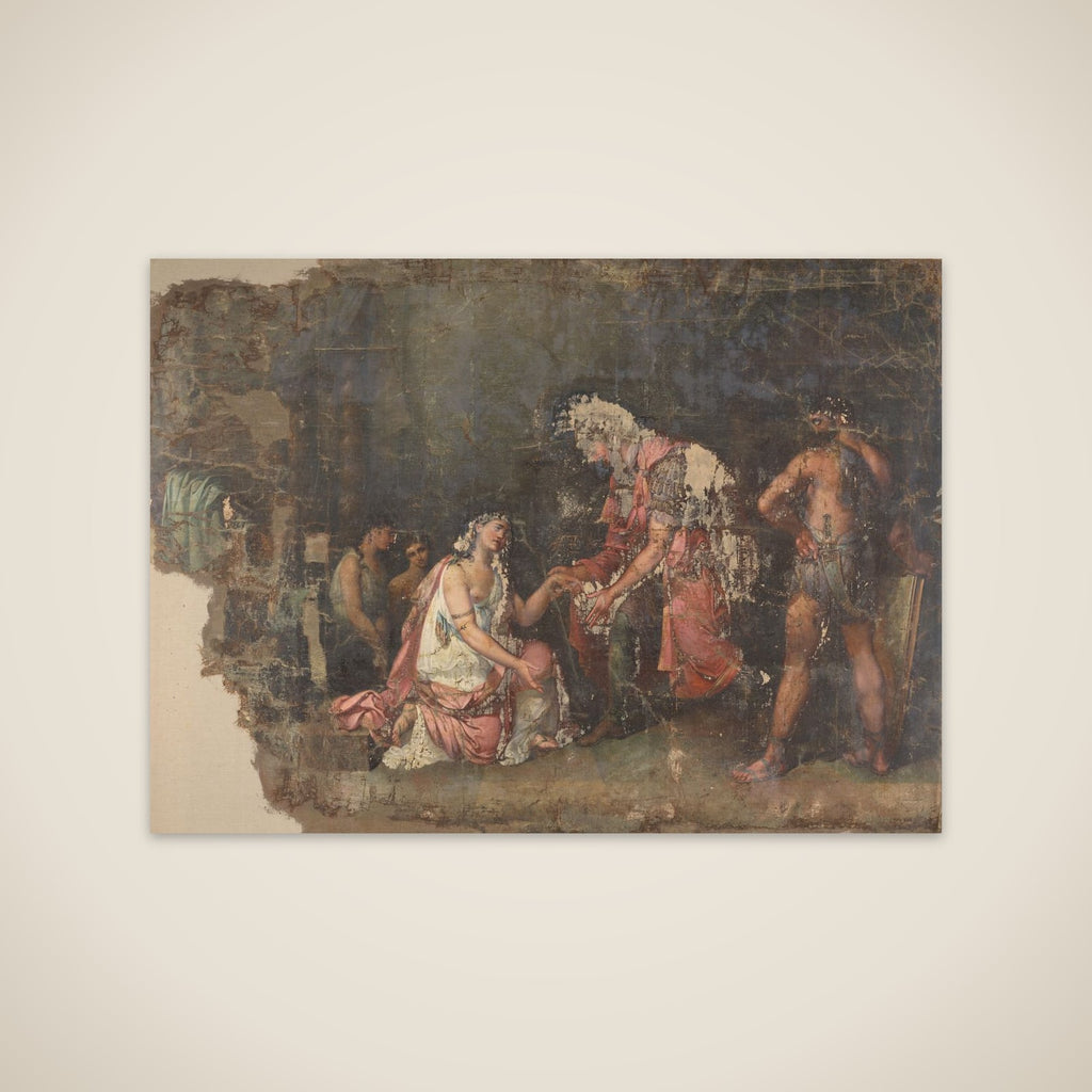 Sophonisbe kneeling before Masinissa, King of Numidia unframed print