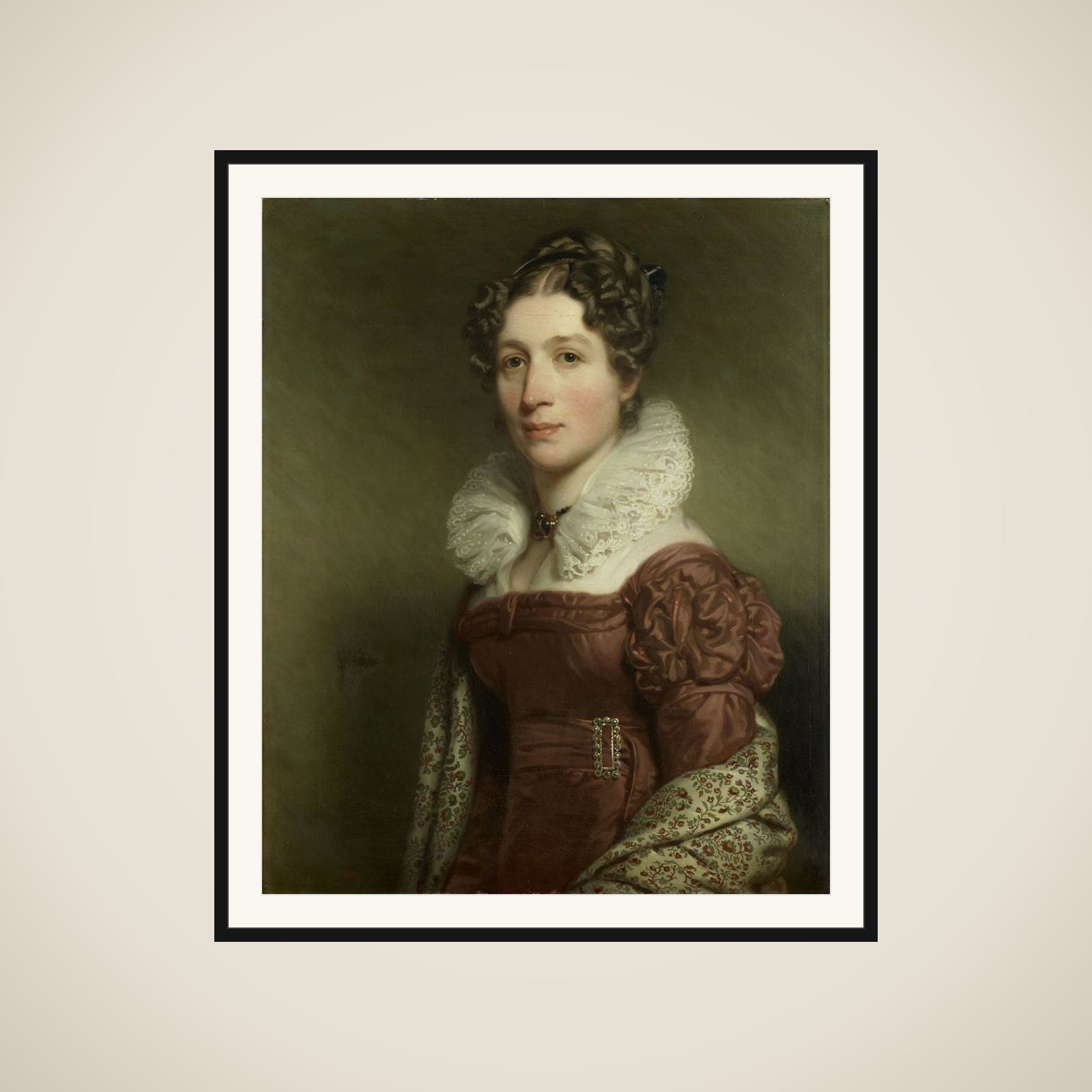Jacoba Vetter (1796-1830), Wife of Pieter Meijer Warnars, Amsterdam Bookseller framed