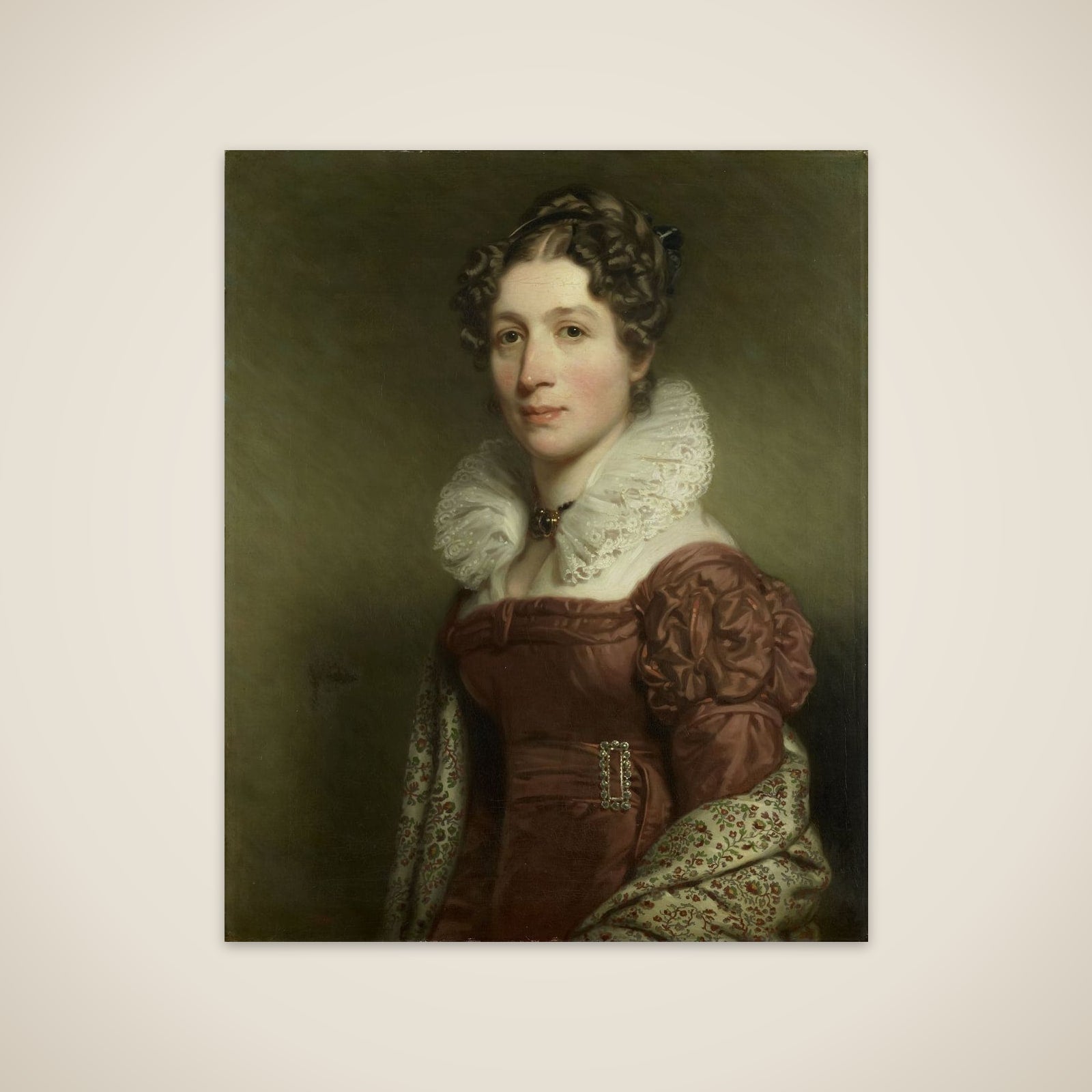 Jacoba Vetter (1796-1830), Wife of Pieter Meijer Warnars, Amsterdam Bookseller unframed print