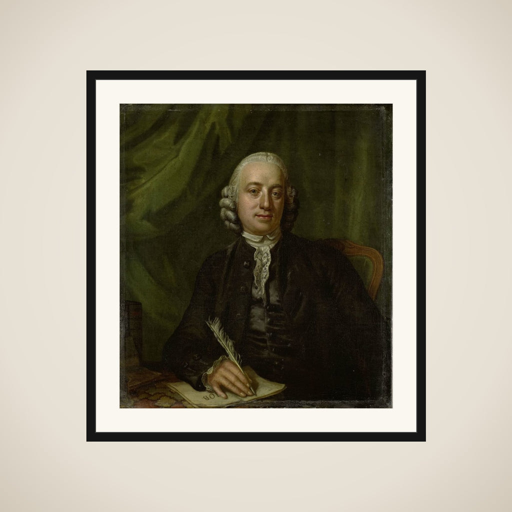 Portrait of Pieter Meijer, Publisher and Bookseller in Amsterdam framed