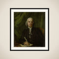 Portrait of Pieter Meijer, Publisher and Bookseller in Amsterdam framed