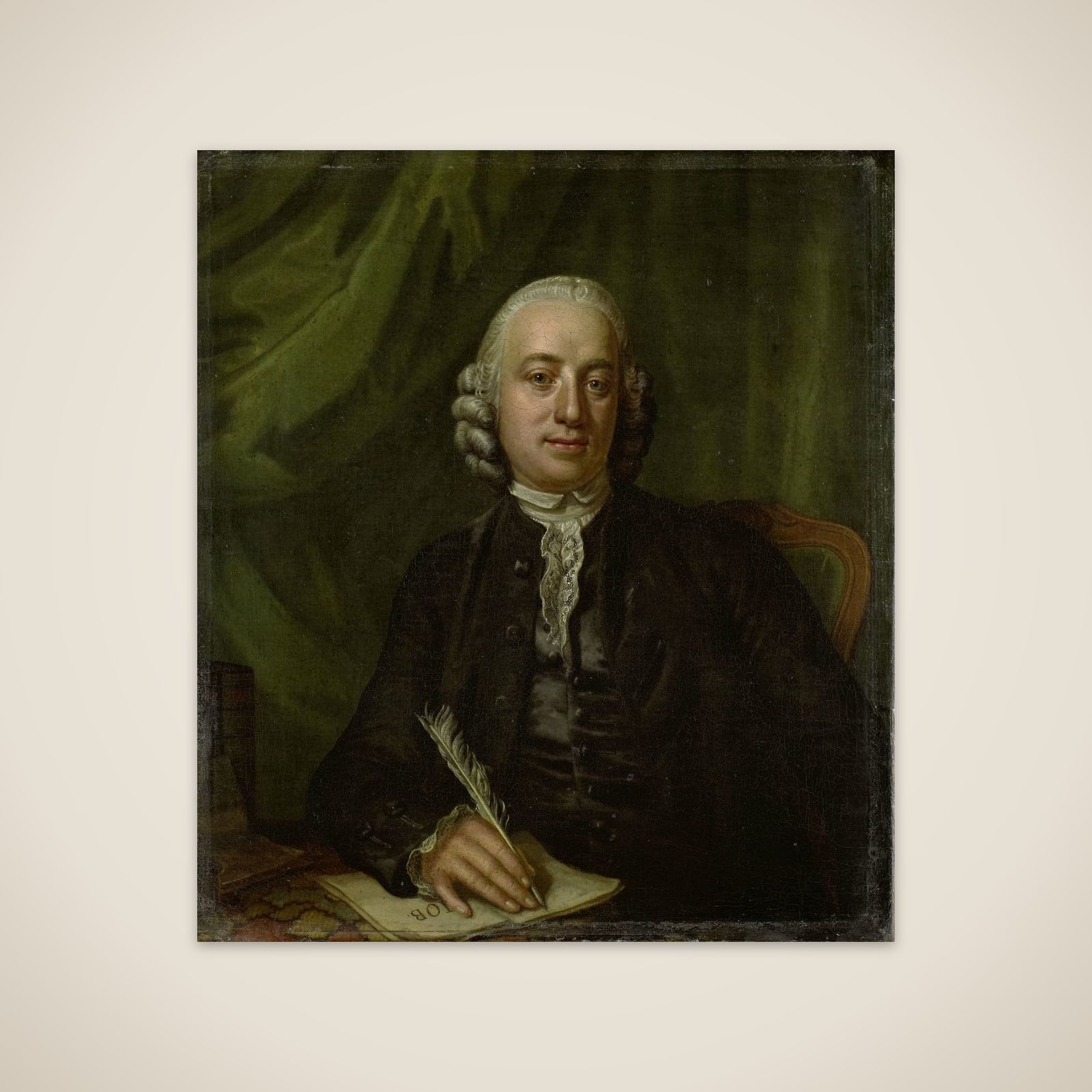 Portrait of Pieter Meijer, Publisher and Bookseller in Amsterdam unframed print