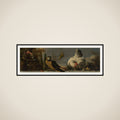 Birds on a Balustrade framed